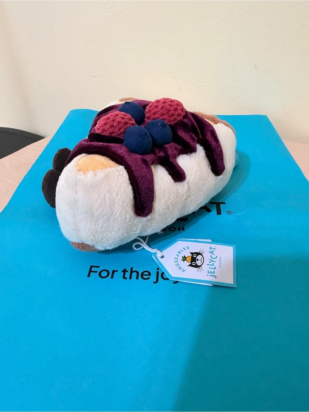 Jellycat my name is crember cheesecake fao nyc exclusive jellycat diner